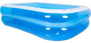 Piscina Inflável Retangular 747L Azul Sunclub 200x150x50cm com Válvula