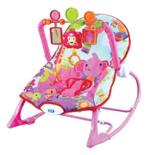 Cadeira de Descanso Musical FunTime New Maxi Baby color rosa