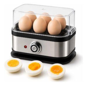 Cozinhador De Ovos Elétrico 6 Ovos Desligamento Auto