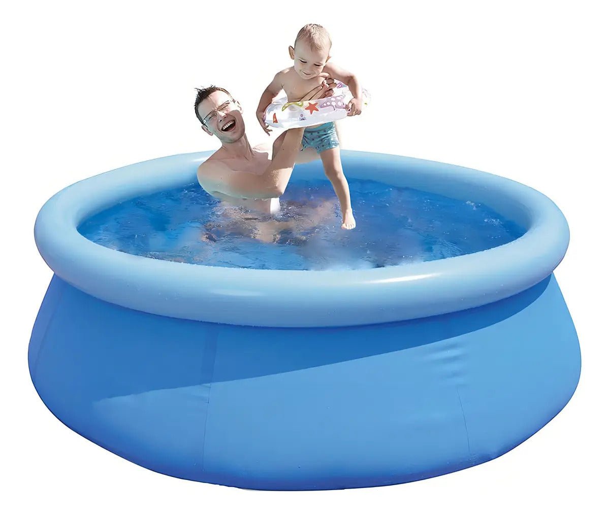 Piscina Inflável Tuut Azul 1.68m x 51cm para Lazer e Família - Imagem 5