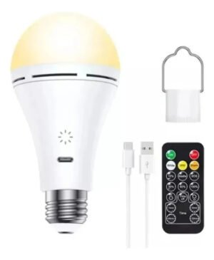 Yz Lámpara Led Recargable E27 Con Control Remoto Usb /