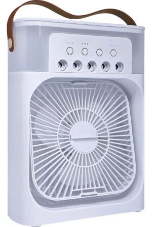 Ventilador Umidificador de Mesa Brazilhouse 10W USB LED Timer Branco