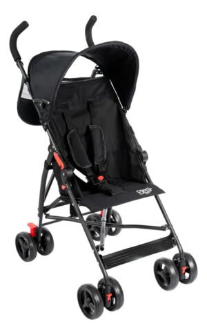 Carrinho De Bebê Passeio Guarda Chuva Styll Baby Preto