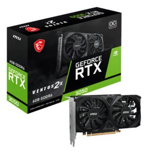 Placa De Vídeo Msi Geforce Rtx 3050 Ventus 2x 6GB Oc