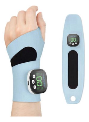Massageador De Pulso Elétrico Ajustável Recarregável, Cinta