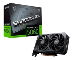 Placa De Vídeo Msi Rtx 5060 8gb Gddr7 128 Bits Shadow 2x Oc