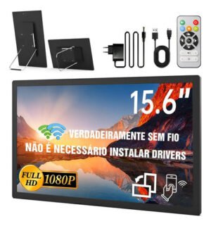 Monitor Gamer Portátil Sem Fio 15.6'' Full Hd 1080p 60hz