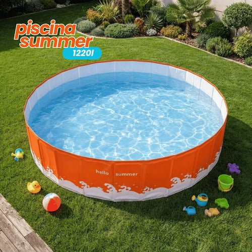 Piscina Estrutural Infantil Adulta Redonda 1220l Dobravél - Imagem 2