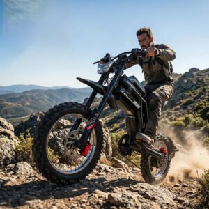 Moto Elétrica Off-road Shimano 52v Bateria Lítio 120km 27ah