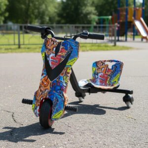 Triciclo Elétrico Infantil 3 Velocidades Drift 6,5 Pol