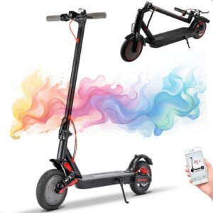 Scooter Elétrica Dobrável Para Adulto Modelo Bluetooth Preto