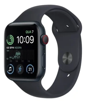 Apple Watch SE 2ª Geração 44mm Midnight GPS-Celular