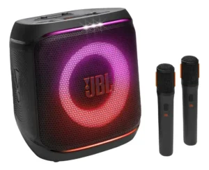 Caixa de Som JBL PartyBox Encore 2 com Microfone Bluetooth Portátil Preto