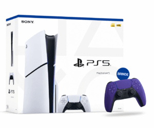 Console Sony PlayStation 5 Slim com Leitor de Disco 1TB Branco + 2 Controles Sem Fio DualSense Branco