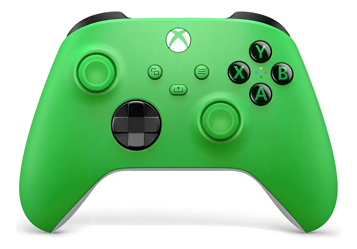 Controle Sem Fio Microsoft Xbox para Xbox Series X|S, Xbox One, PC, Android e iOS Velocity Green - Verde