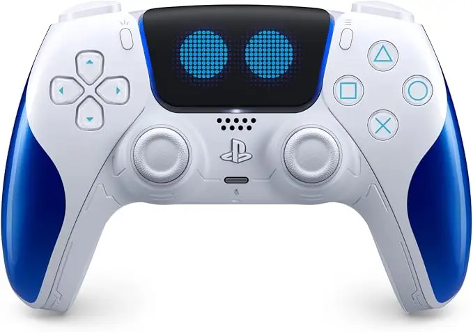 Controle Sem Fio Sony DualSense ASTRO BOT Joyful Limited Edition para PlayStation 5 PS5 - Branco/Azul
