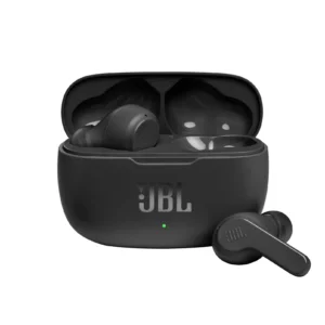 Fone de Ouvido Bluetooth JBL Wave 200 TWS Sem Fio (Preto ou Branco)