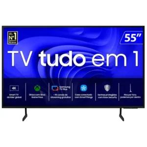 Smart TV Samsung 55" 4K Wi-Fi Tizen Crystal UHD 55DU7700